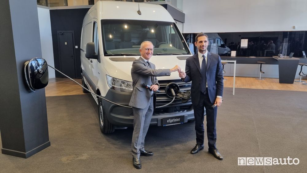 Mercedes eSprinter elettrico flotta trasporto e logistica Sic Europe