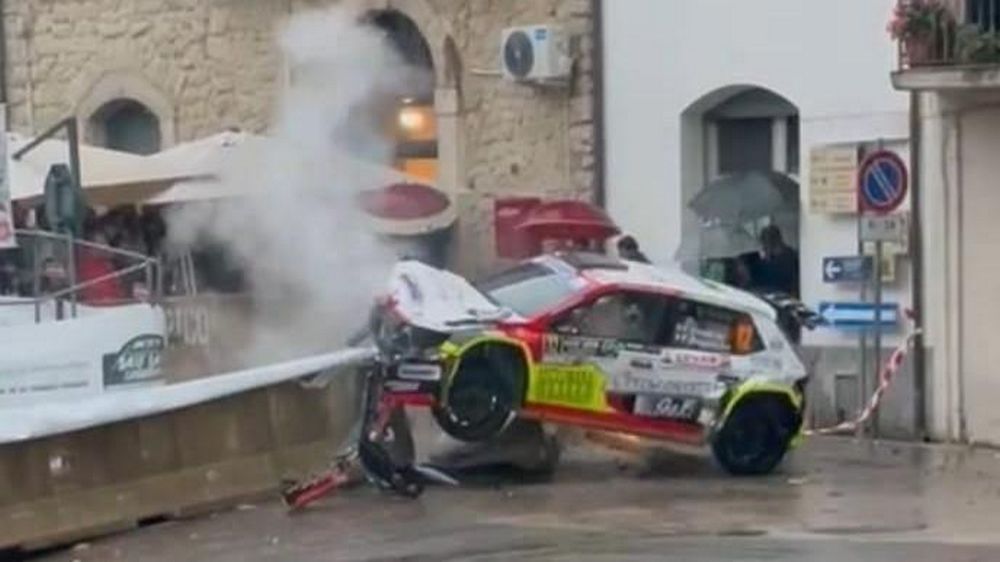  incidente Rally Cassino-Pico
