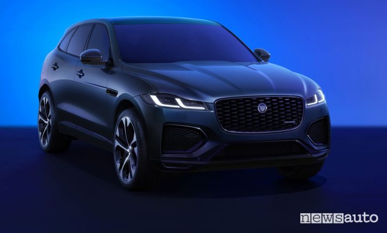 Jaguar F-Pace R-Dynamic HSE anteriore 3/4