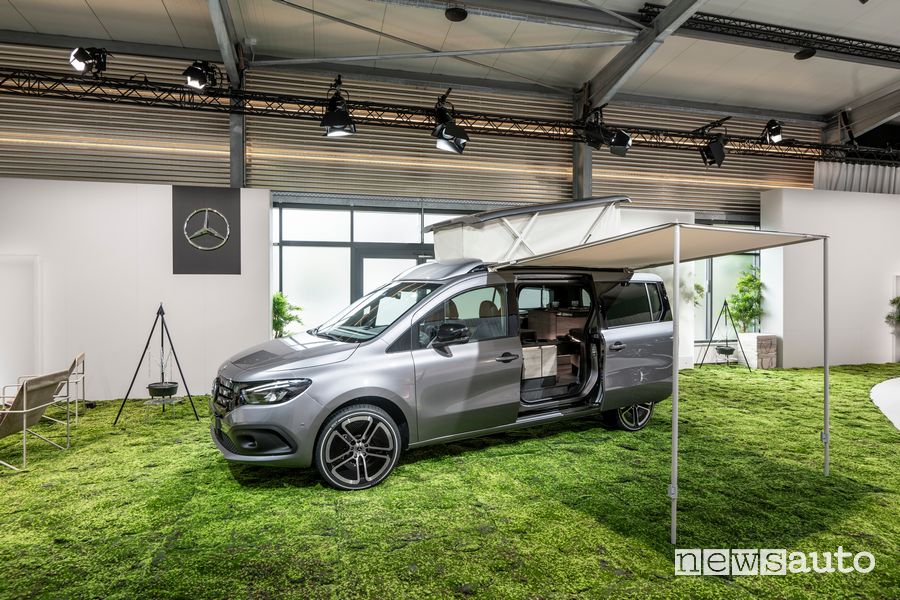 Mercedes-Benz Concept EQT Marco Polo camper elettrico