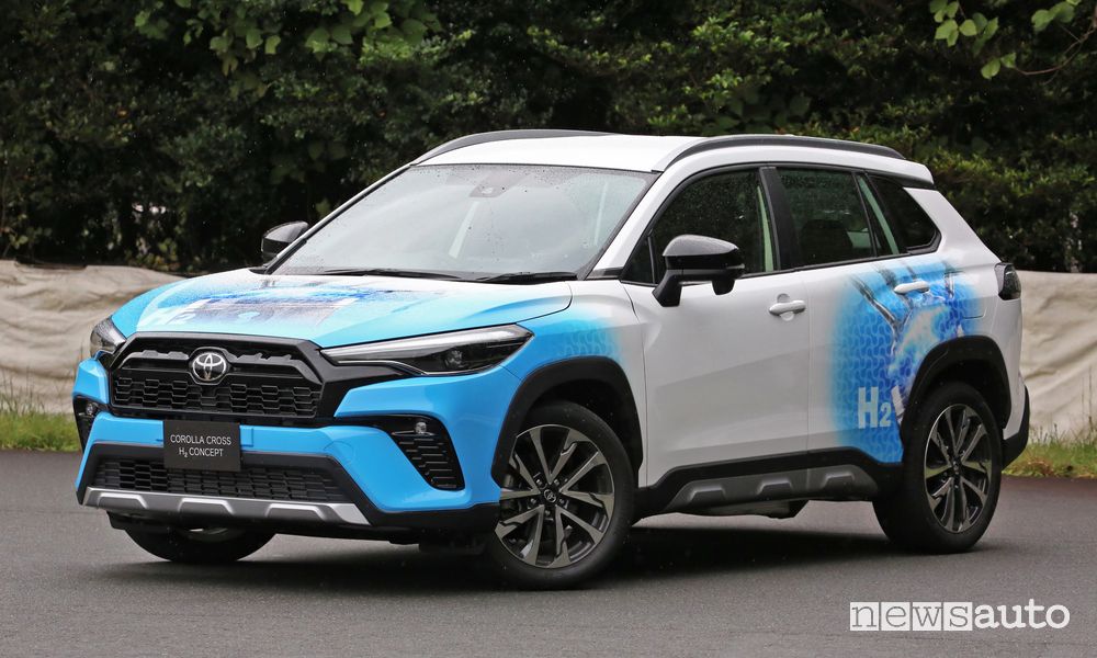 Toyota Corolla Cross H2 Concept ad idrogeno