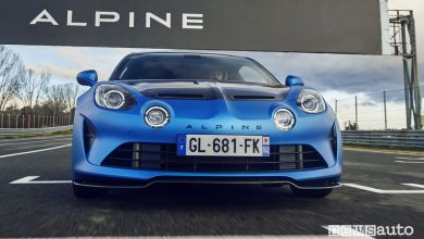 Alpine A110 R in pista