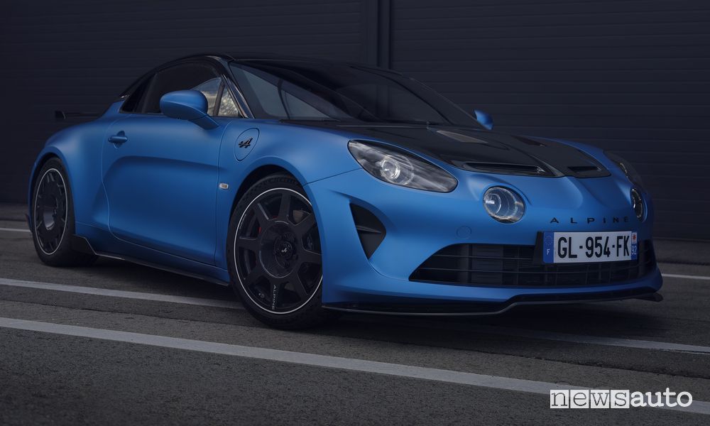 Alpine A110 R anteriore 3/4