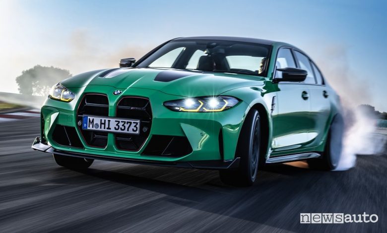 BMW M3 CS in drifting