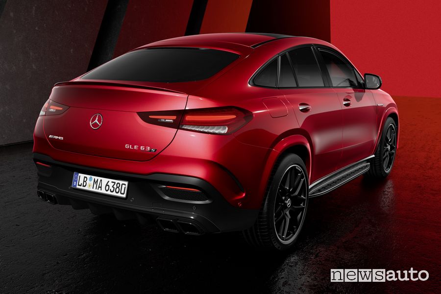 Mercedes-AMG GLE 63 S Coupé 2023 posteriore 3/4