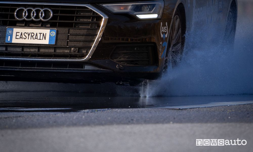 Software anti-aquaplaning