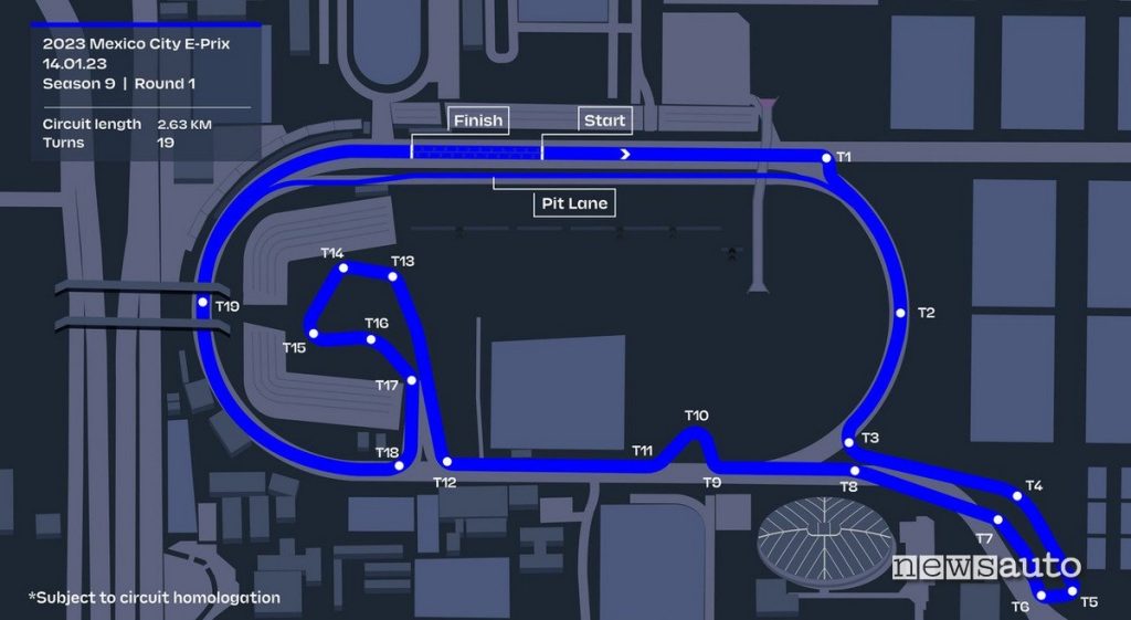 Orari ePrix Messico Formula E 2023