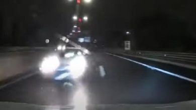 Auto contromano sulla Roma-Fiumicino, video