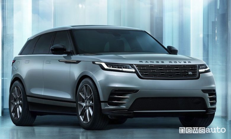 Nuova Range Rover Velar anteriore 3/4
