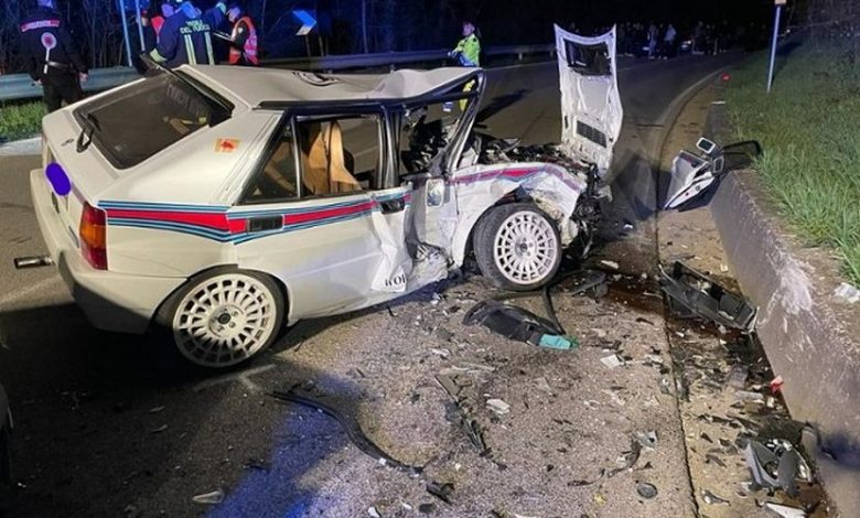 Lancia Delta Integrale incidente