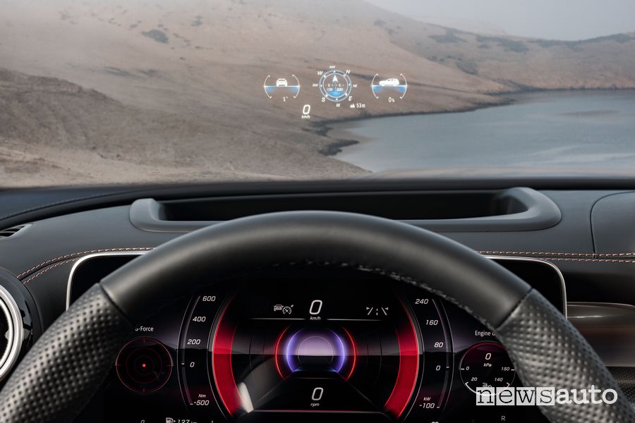 Mercedes-Benz GLC Coupé head-up display
