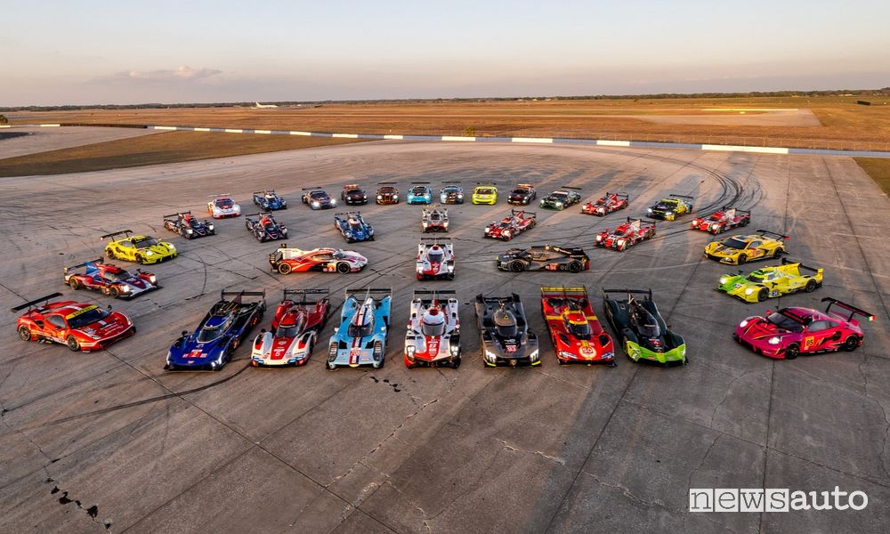 Hypercar che corrono nel Mondiale WEC 2023