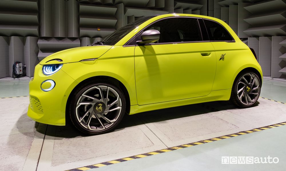Sound Abarth 500e elettrica, che rumore fa