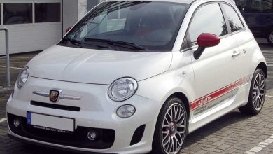 Abarth 500, vista fronatle