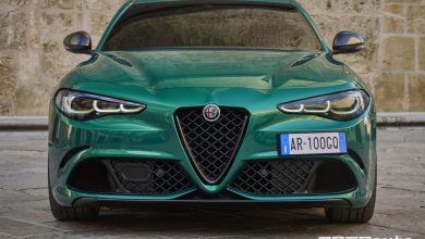 Alfa Romeo Giulia Quadrifoglio 100° Anniversario frontale