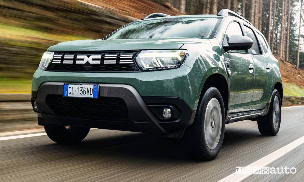 Dacia Duster Eco-G GPL su strada