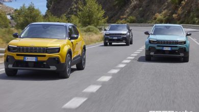 Jeep Avenger elettrica su strada