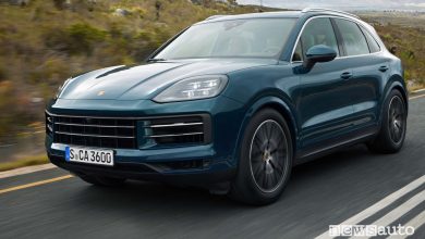 Nuova Porsche Cayenne su strada