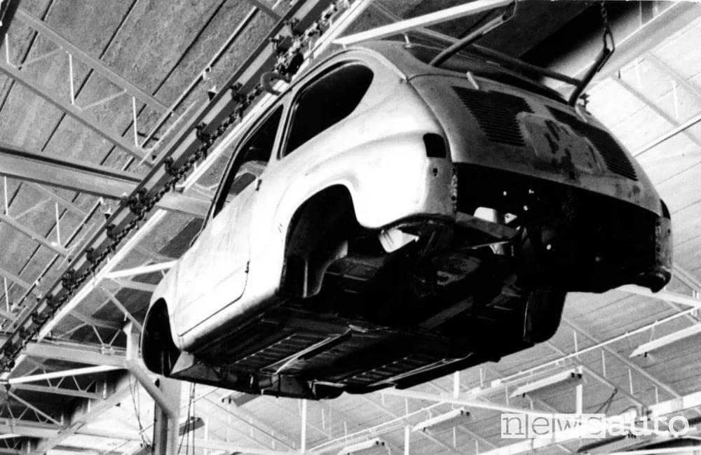 Fiat 600 catena di montaggio