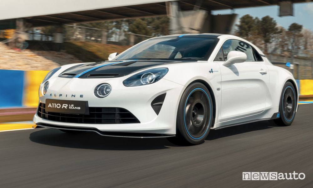 Alpine A110 R Le Mans in pista