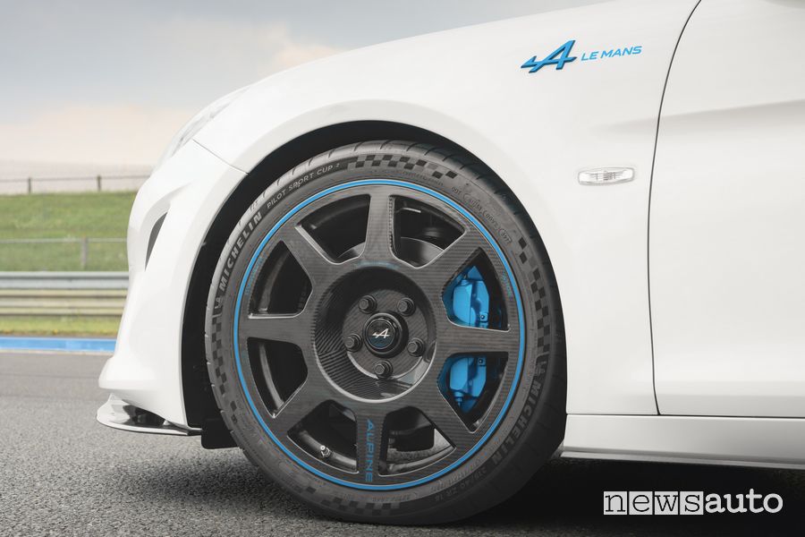 Alpine A110 R Le Mans cerchi in carbonio