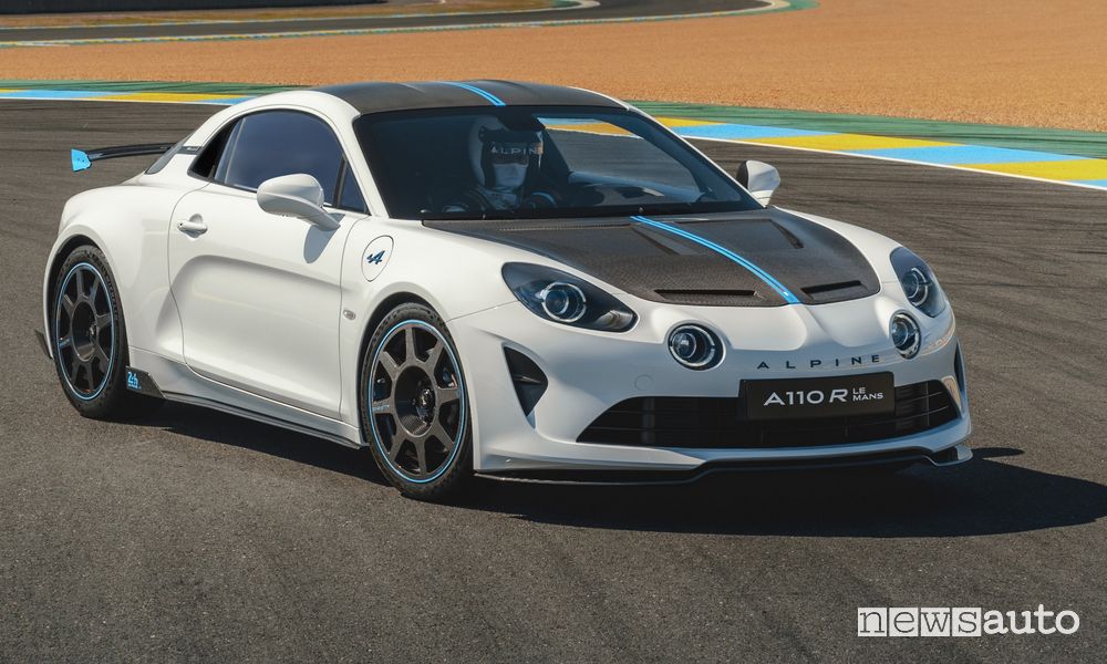 Alpine A110 R Le Mans anteriore 3/4
