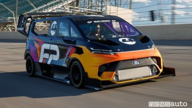 Ford Transit SuperVan Pikes Peak in pista