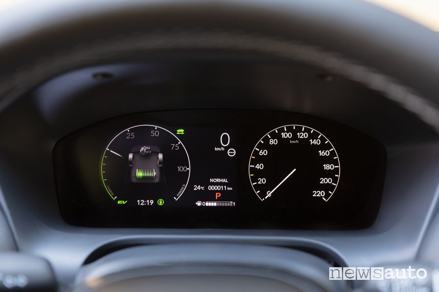 Honda ZR-V e:HEV Sport display quadro strumenti