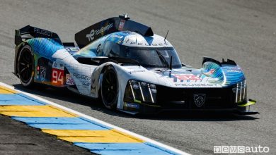 Peugeot 9X8 in pista a Le Mans