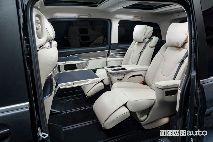 Nuovo Mercedes Classe V sedili abitacolo