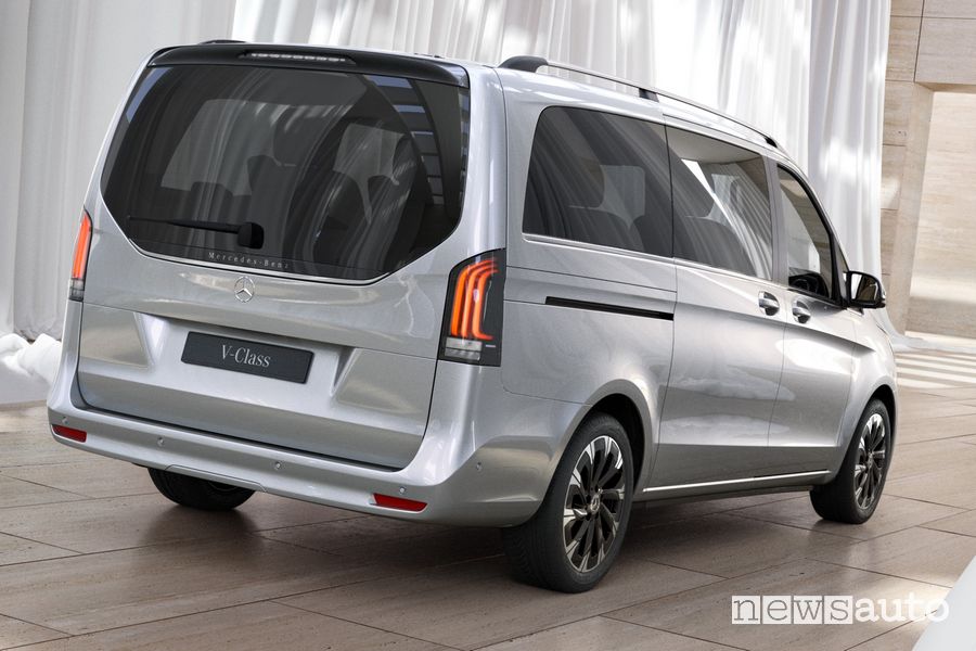 Nuovo Mercedes Classe V posteriore 3/4