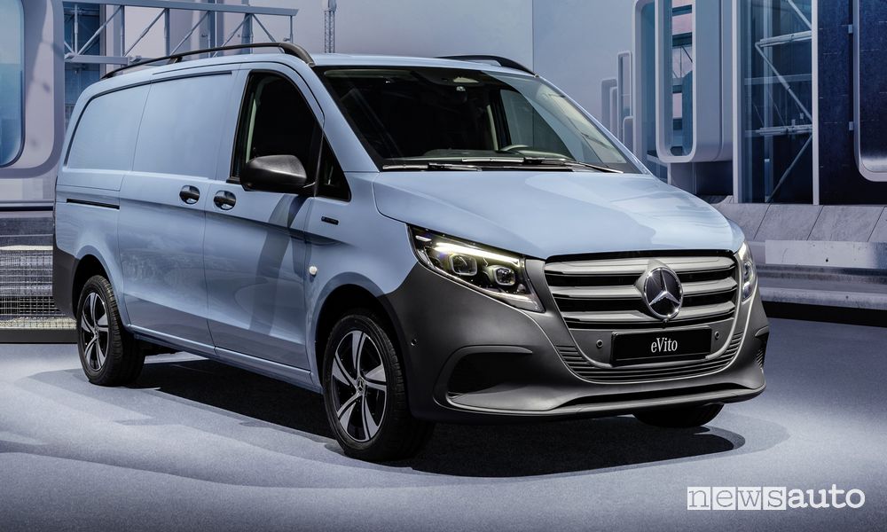 Nuovo Mercedes eVito anteriore 3/4