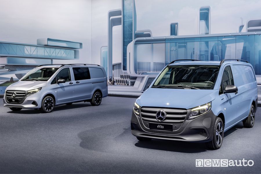 Nuovo Mercedes eVito e Vito