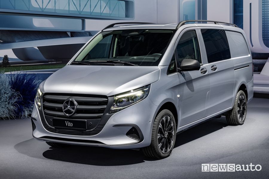 Nuovo Mercedes Vito anteriore 3/4