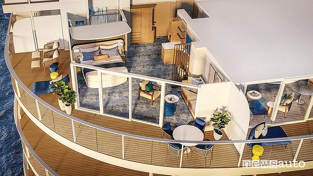 Icon of the Seas ponte suite nave da crociera