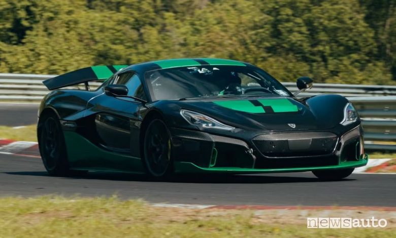 Rimac Nevera record al Nürburgring