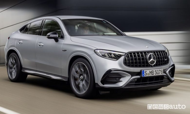 Mercedes-AMG GLC 63 S E Performance Coupé su strada
