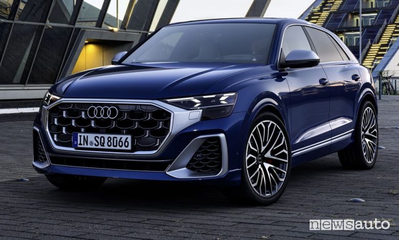 Audi SQ8 TFSI anteriore 3/4