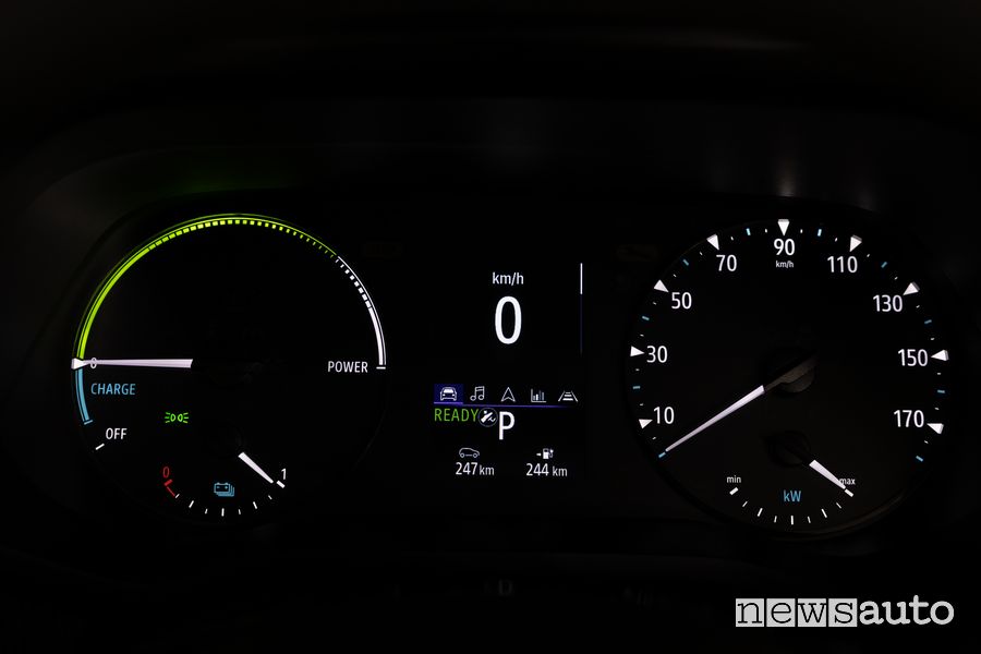 Renault Trafic Van E-Tech Electric display quadro strumenti