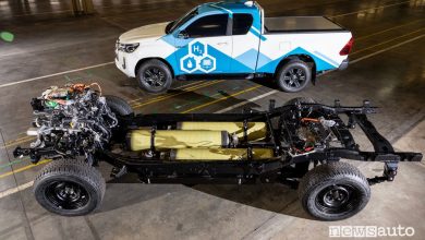 Toyota Hilux Hydrogen celle a combustibile ad idrogeno