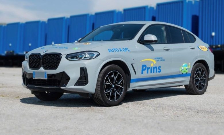 BMW X4 mild hybrid trasformato a GPL