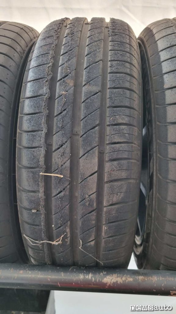 consumo battistrada in pista dei pneumatici Kumho Ecsta 185/55 R15