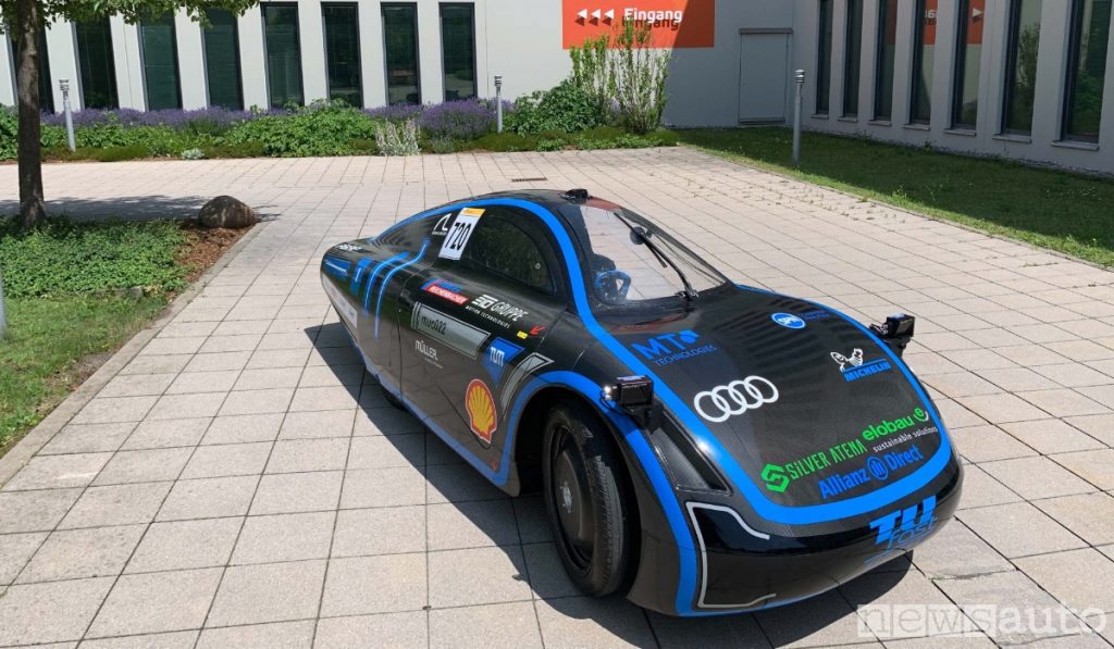 Prototipo auto elettrica, Muc022, in grado di percorrere oltre 2000 km