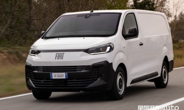 Nuovo Fiat Scudo su strada