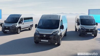 Peugeot Boxer, versioni, capacità di carico