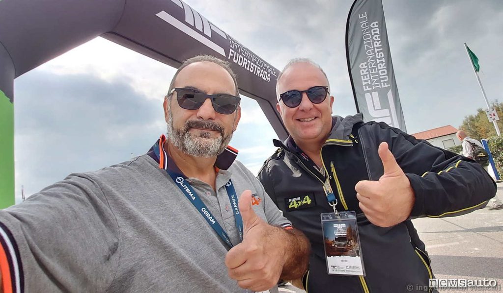 Giovanni Mancini e Luigi Sodano alla Fiera Internazionale Fuoristrada di Viareggio