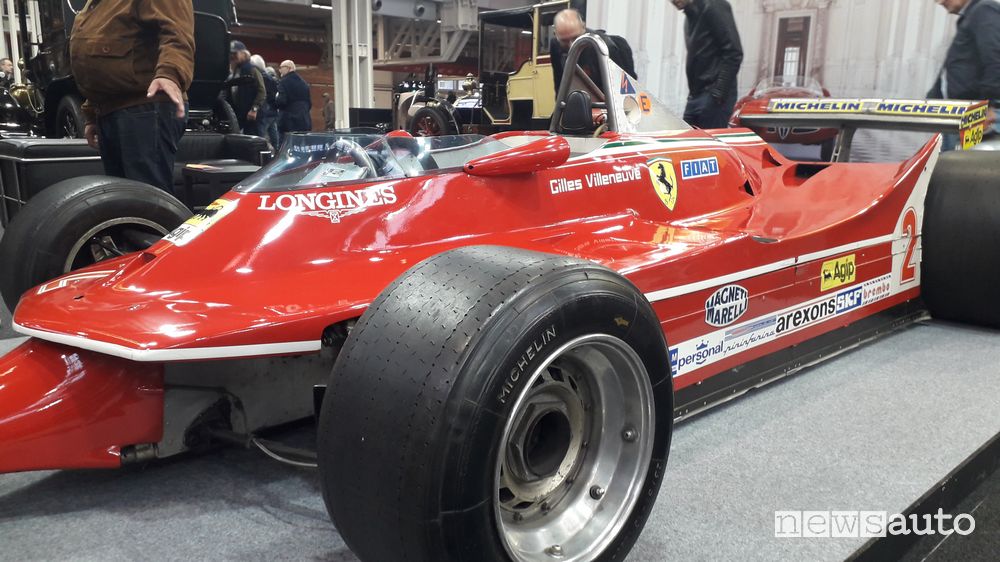 Ferrari 312 T5 F1 Gilles Villeneuve ad Auto e Moto d'Epoca 2023 Bologna