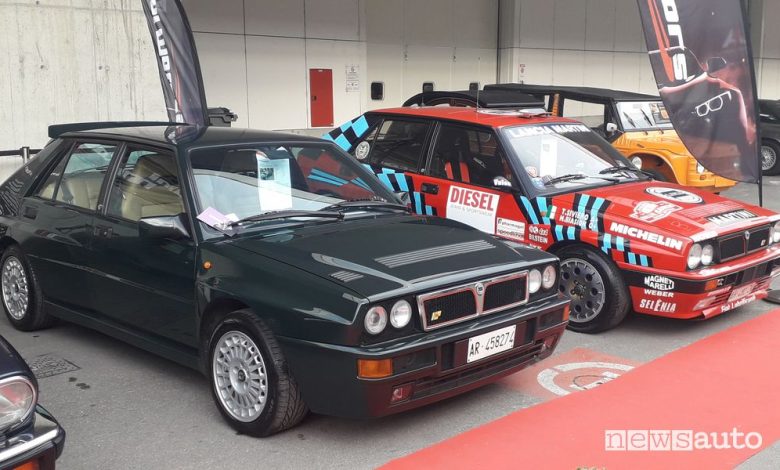 Lancia Delta Integrale ad Auto e Moto d'Epoca 2023 Bologna