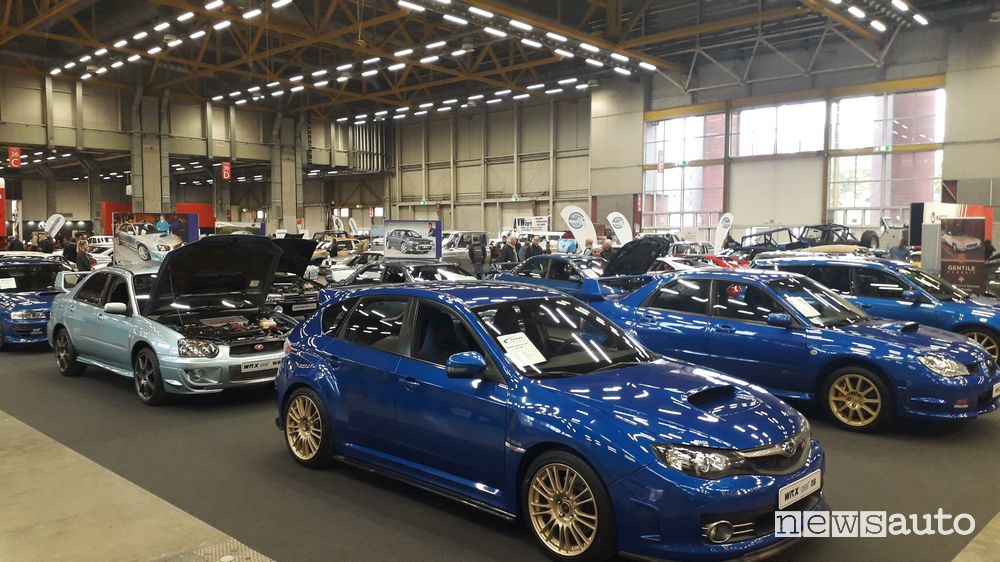 Subaru storiche ad Auto e Moto d'Epoca 2023 Bologna