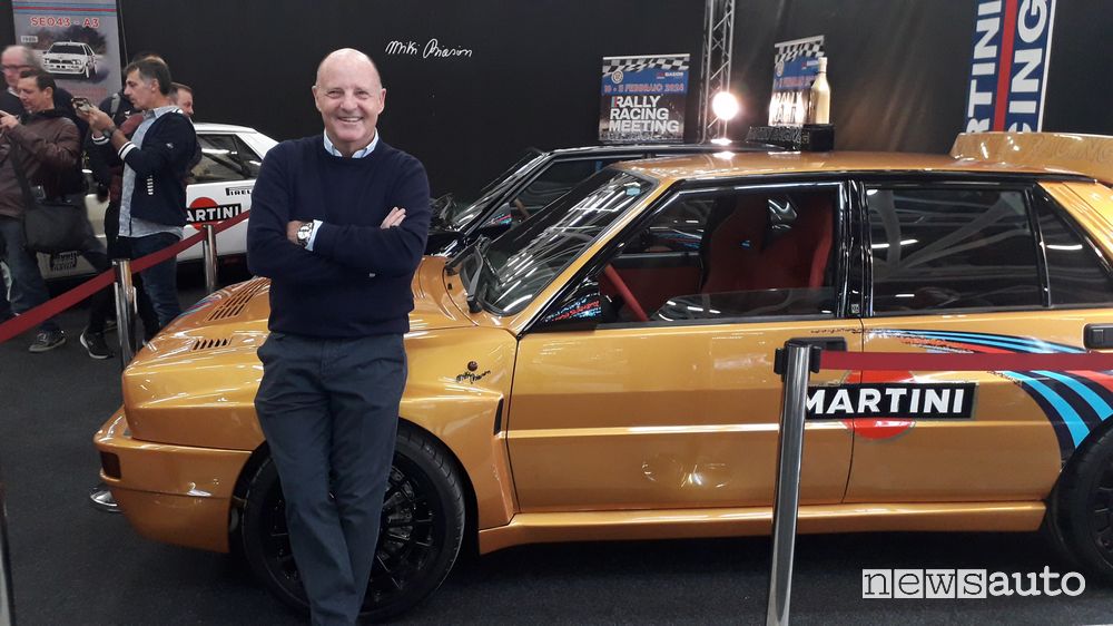Miki Biasion ad Auto e Moto d'Epoca 2023 Bologna